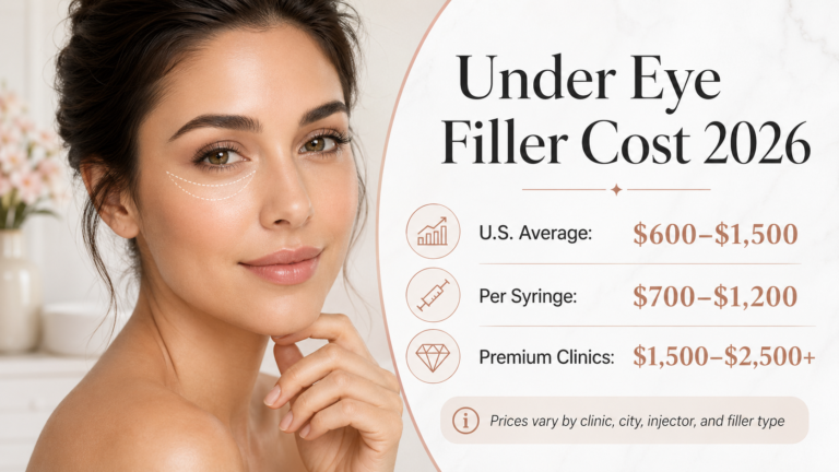 Under Eye Filler Cost In 2026