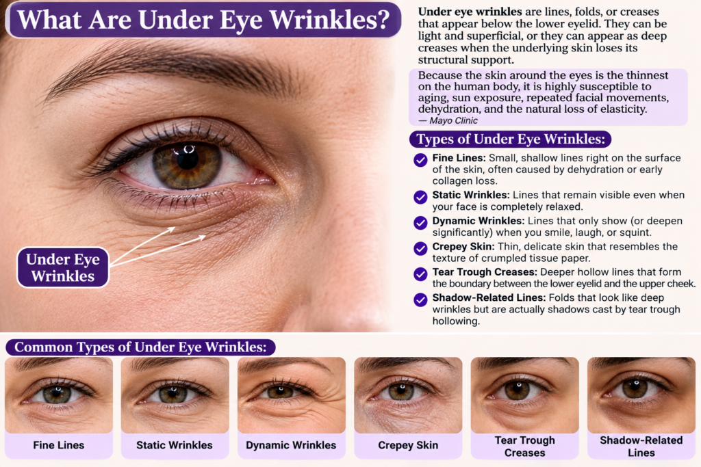 Different Under Eye Filler Wrinkles
