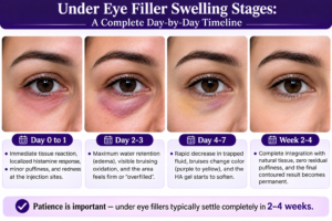 Under Eye Filler Swelling Stages