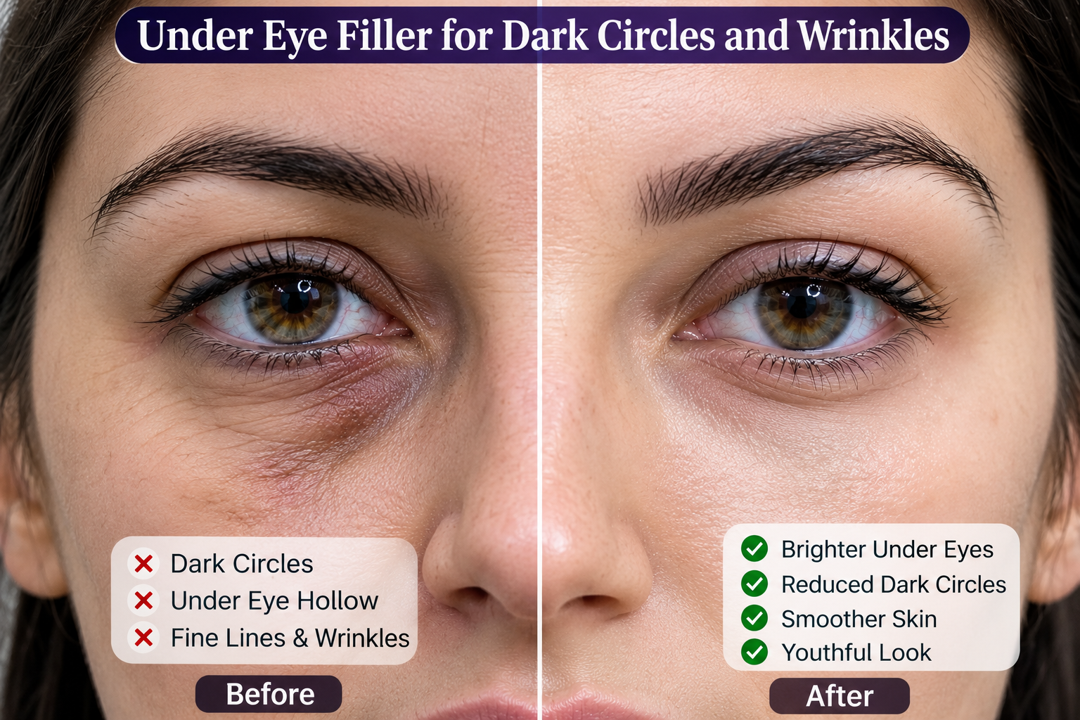 Under Eye Filler for Dark Circles and Wrinkles