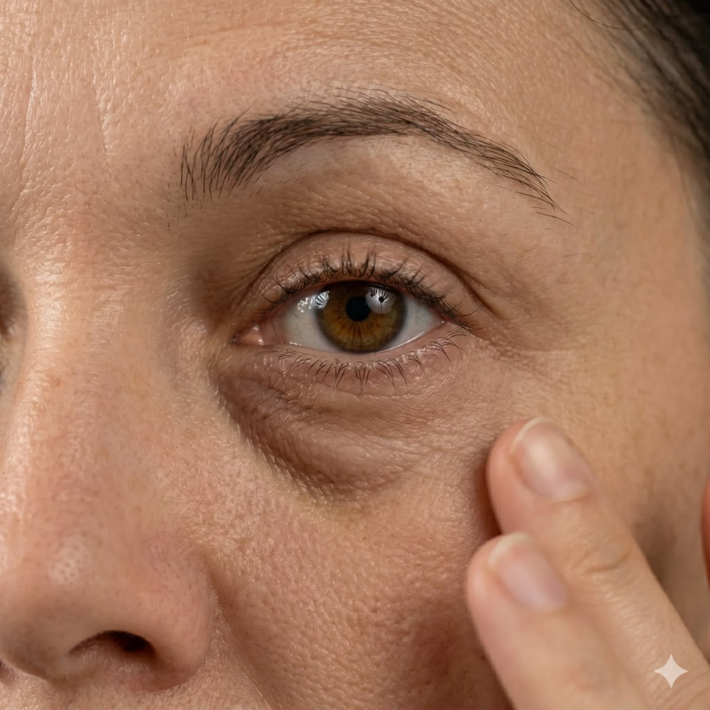 under eye filler swelling stages Day 4-7 Visible Improvements
