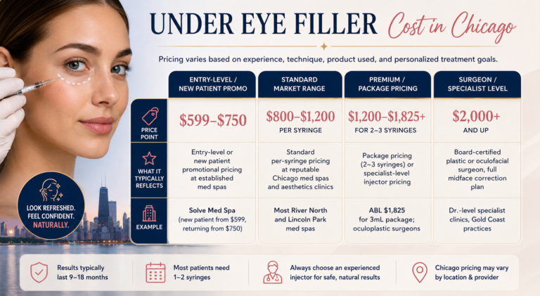 Under Eye Filler Cost Chicago