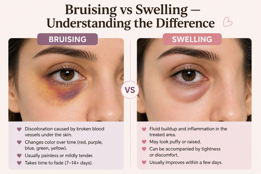 Bruising vs Swelling Understanding the Difference