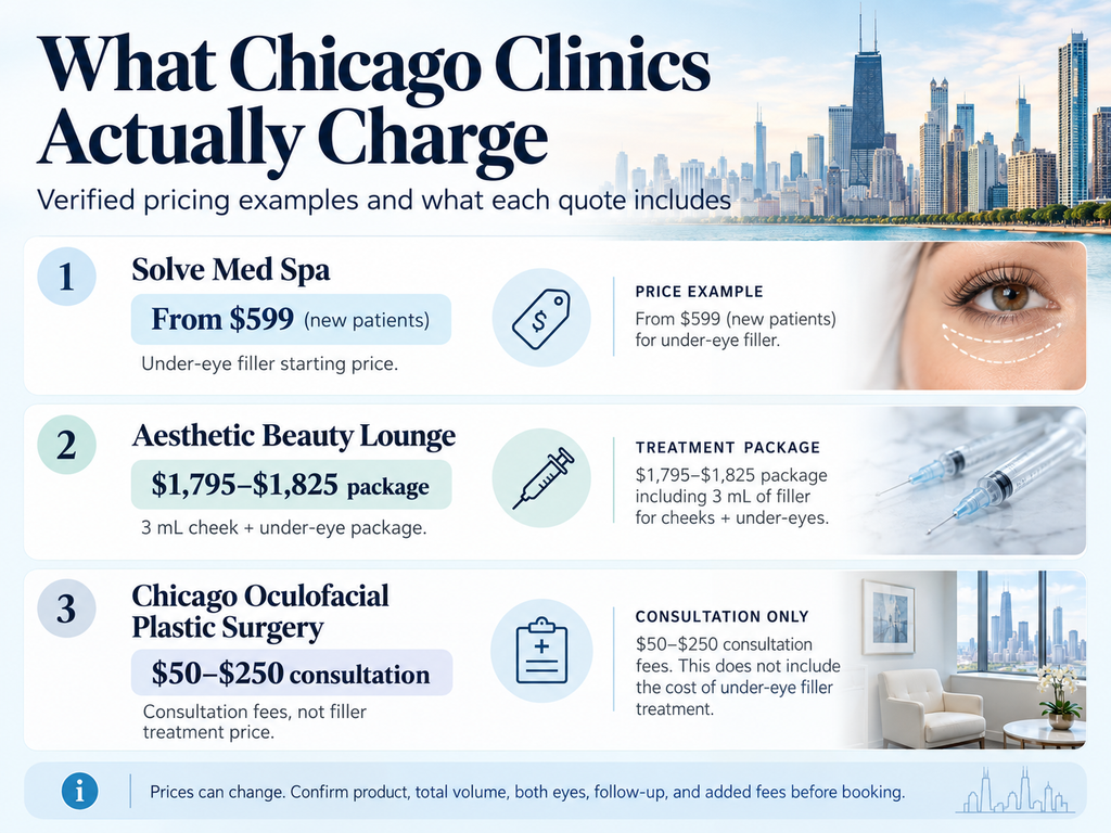 What Chicago Clinics Actually Charge Verified Pricing Data