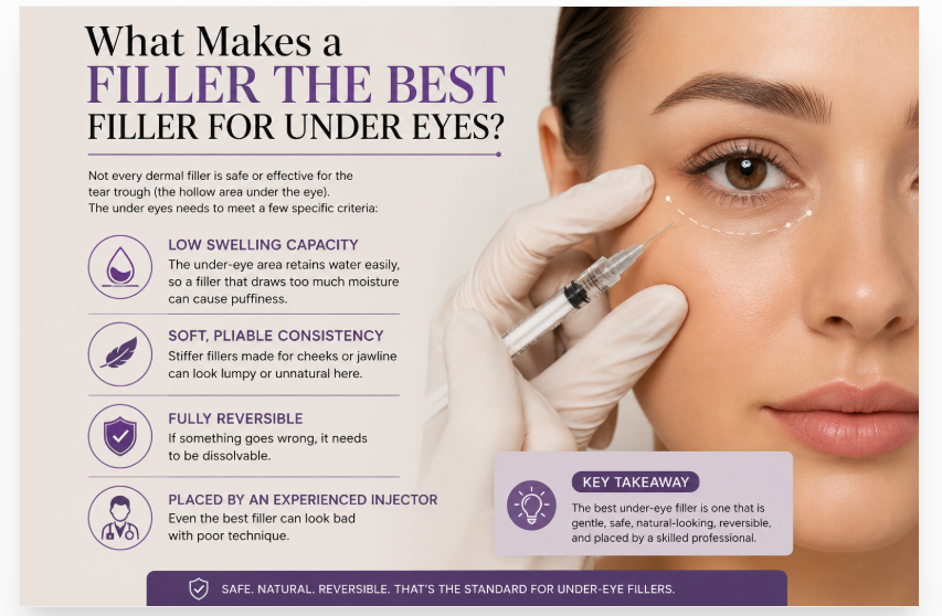 What Makes a Filler the Best Filler for Under Eyes?