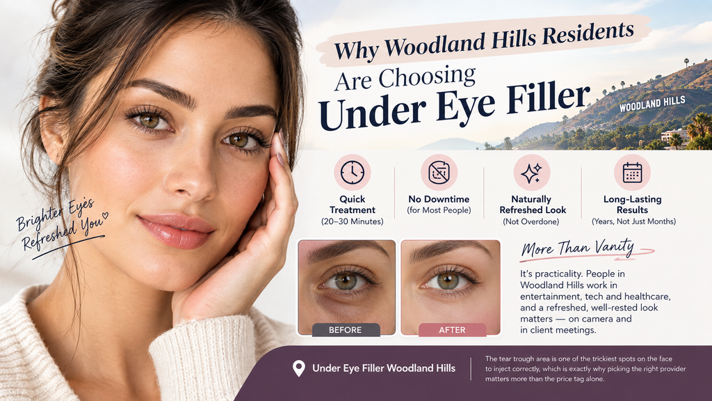 Why Woodland Hills Residents Are Choosing Under Eye Filler