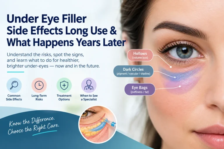 Under eye filler side effects long term use