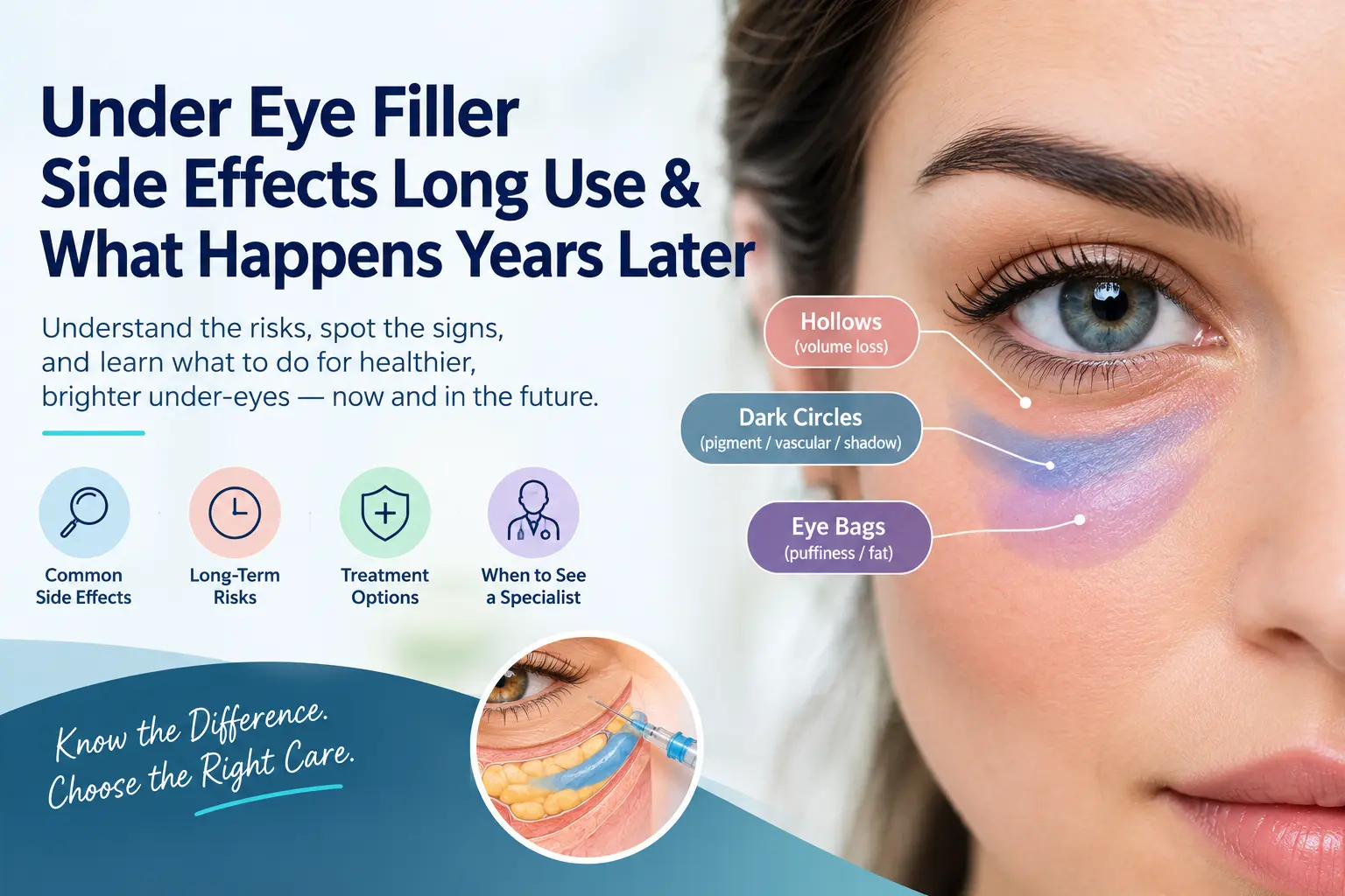 Under eye filler side effects long term use