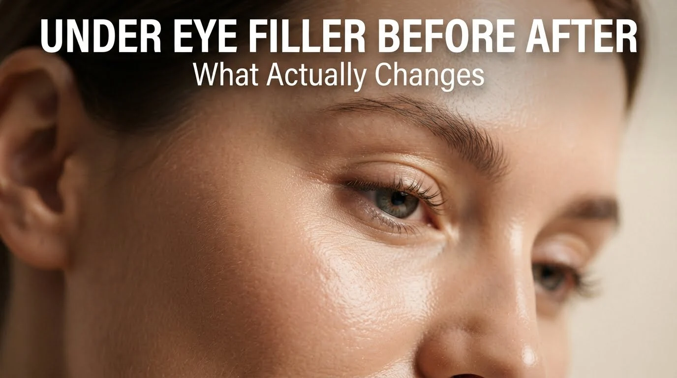 Under Eye Wrinkle Filler Before and After