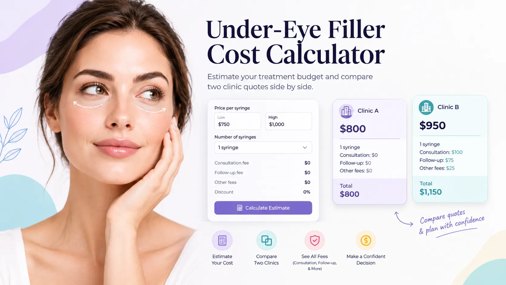 Under-Eye Filler Cost Calculator